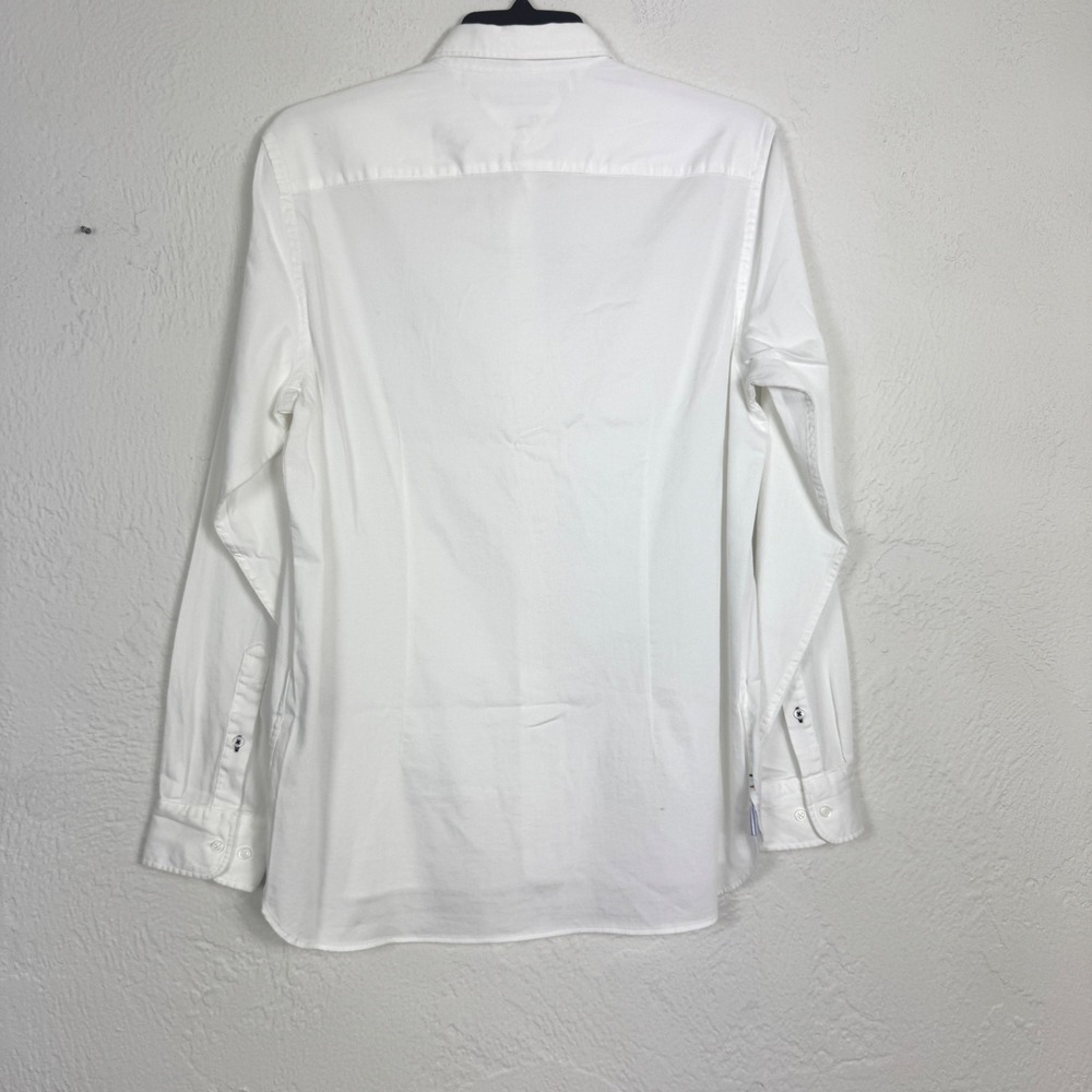 Tommy Hilfiger Mens TH Flex Slim Fit Button Down Shirt White XL NWT - Picture 3 of 8